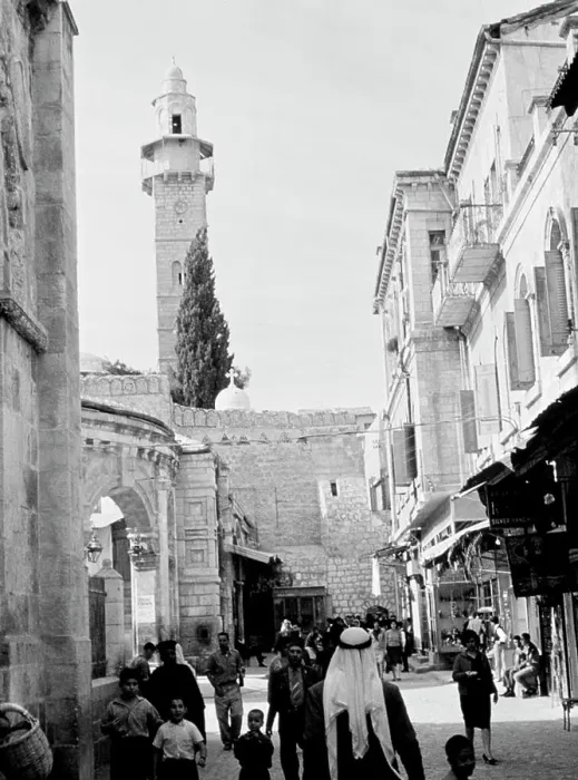 Gerahmter Druck : Jerusalemer Bazaar Israel Gerahmter Druck : Jerusalemer Bazaar Israel