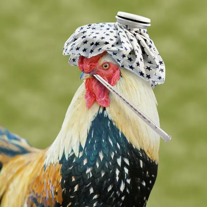Gerahmter Druck : Dieses Vogel hat die Grippe Gerahmter Druck : Dieses Vogel hat die Grippe