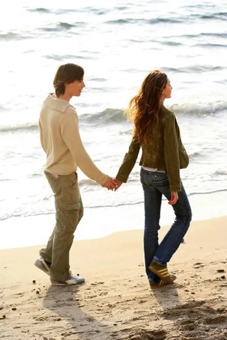 Gerahmter Druck : Paar am Strand Gerahmter Druck : Paar am Strand