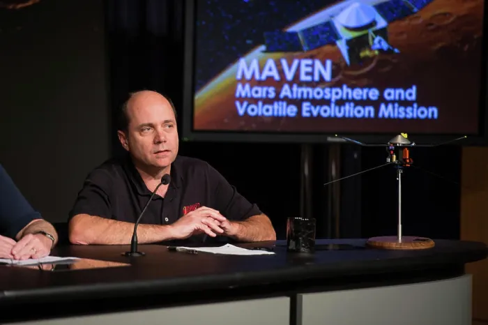 Gerahmter Druck : David Mitchell, Projektleiter von MAVEN