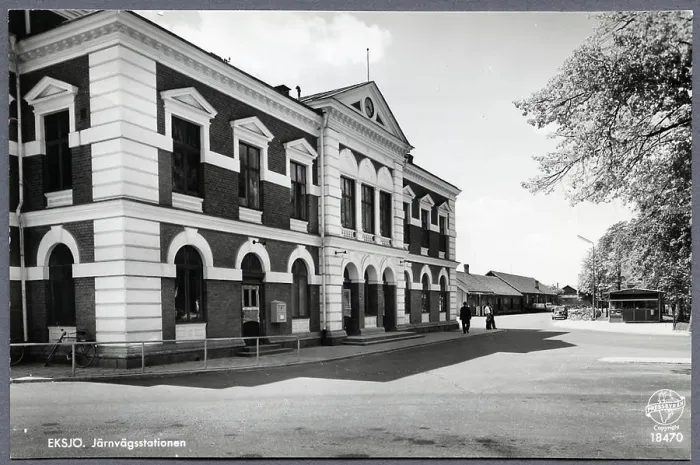 Gerahmter Druck : Eksjö Bahnhof Gerahmter Druck : Eksjö Bahnhof