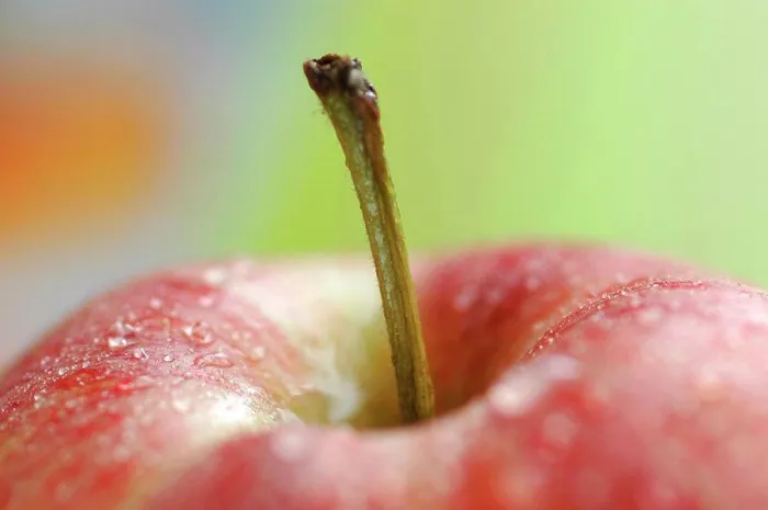 Gerahmter Druck : Extremer Nahschuss von einer Apfel. Gerahmter Druck : Extremer Nahschuss von einer Apfel.