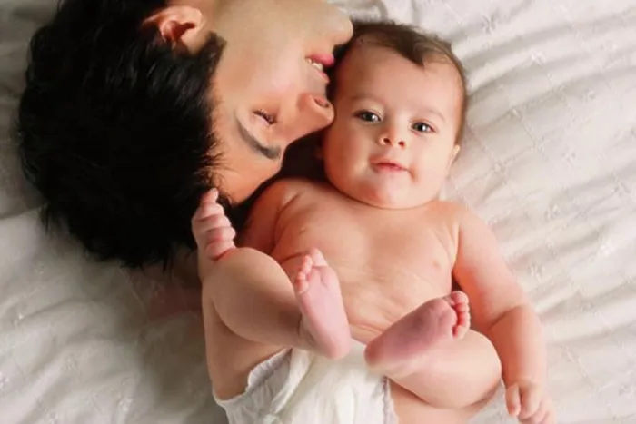 Gerahmter Druck : Vater und Sohn Gerahmter Druck : Vater und Sohn