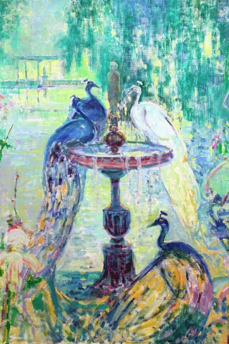 Gerahmter Druck : Der Brunnen des Lebens - Detail. Gerahmter Druck : Der Brunnen des Lebens - Detail.