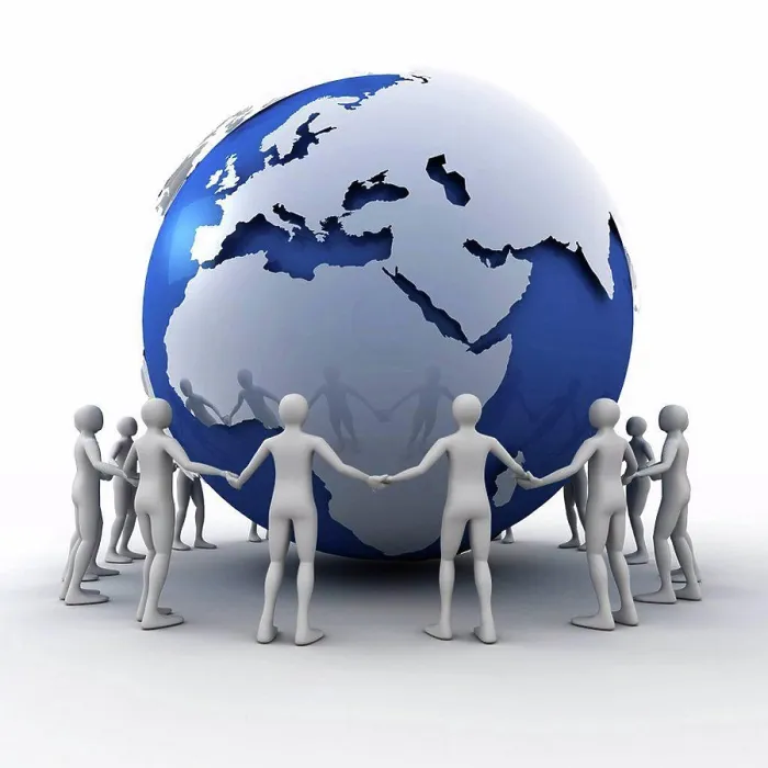 Gerahmter Druck : Globale Kommunikation Gerahmter Druck : Globale Kommunikation