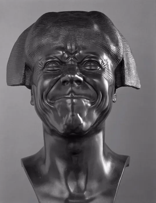 Gerahmter Druck : Köpfe von Figuren: Schwere Verletzte Person Franz Xaver Messerschmidt (1736-1783 / Deutsch) Galerie Nationale Slowakisch Gerahmter Druck : Köpfe von Figuren: Schwere Verletzte Person Franz Xaver Messerschmidt (1736-1783 / Deutsch) Galerie Nationale Slowakisch