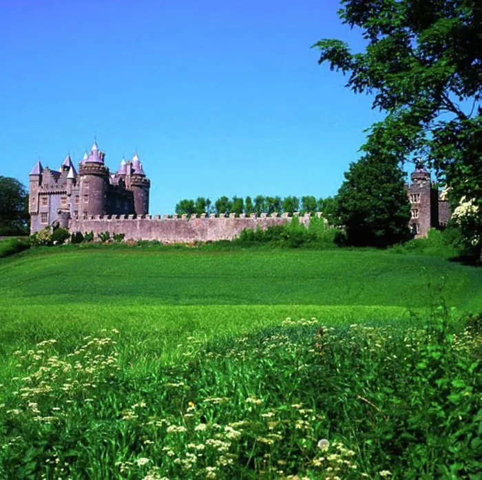 Gerahmter Druck : Schloss Killyleagh, Killyleagh, Co Down, Irland