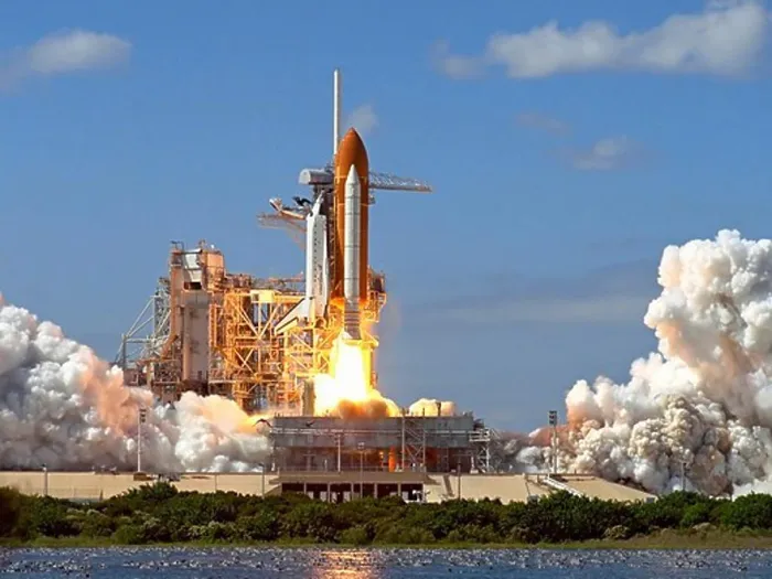 Gerahmter Druck : Start der Space-Shuttle-Atlantis-Mission STS-66. Gerahmter Druck : Start der Space-Shuttle-Atlantis-Mission STS-66.