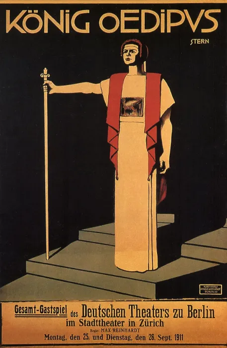 Gerahmter Druck : Oedipus-Poster Gerahmter Druck : Oedipus-Poster