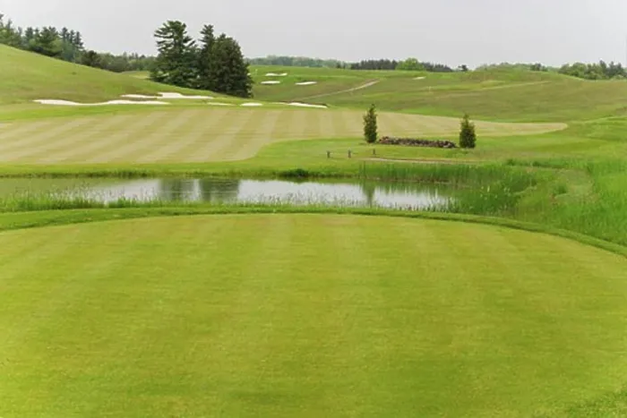Gerahmter Druck : Übersicht des Golfplatzes Gerahmter Druck : Übersicht des Golfplatzes