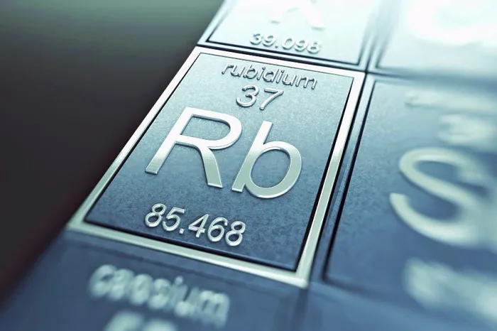 Gerahmter Druck : Rubidium (Chemisches Element) Gerahmter Druck : Rubidium (Chemisches Element)
