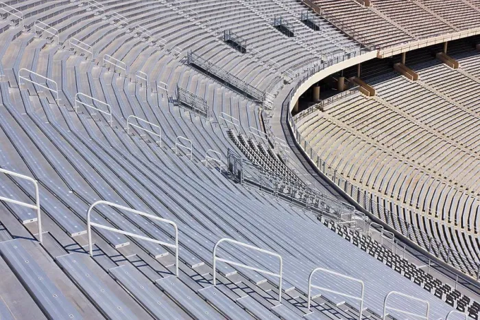 Gerahmter Druck : Stadion-Bleacher-Ansicht Gerahmter Druck : Stadion-Bleacher-Ansicht
