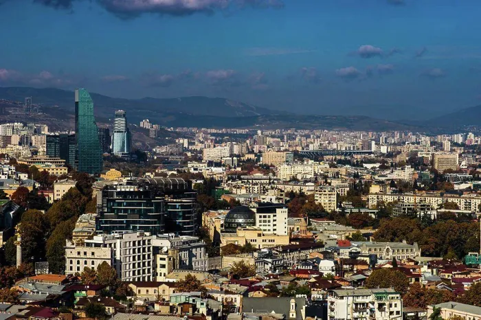 Gerahmter Druck : Blick auf das alte Tiflis. Gerahmter Druck : Blick auf das alte Tiflis.