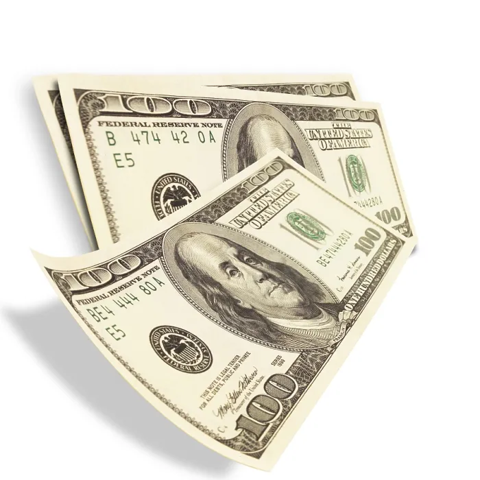 Gerahmter Druck : 100-Dollar-Scheine Gerahmter Druck : 100-Dollar-Scheine