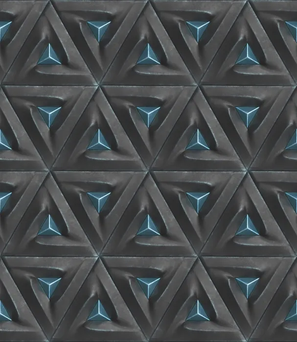 Gerahmter Druck : Dreidimensionales geometrisches Muster mit abstraktem Design Gerahmter Druck : Dreidimensionales geometrisches Muster mit abstraktem Design