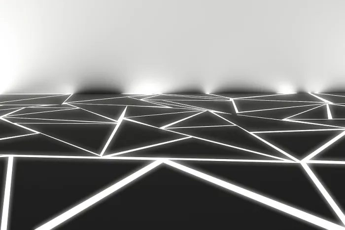 Gerahmter Druck : 3D-Rendern, abstrakter geometrischer Hintergrund. Gerahmter Druck : 3D-Rendern, abstrakter geometrischer Hintergrund.