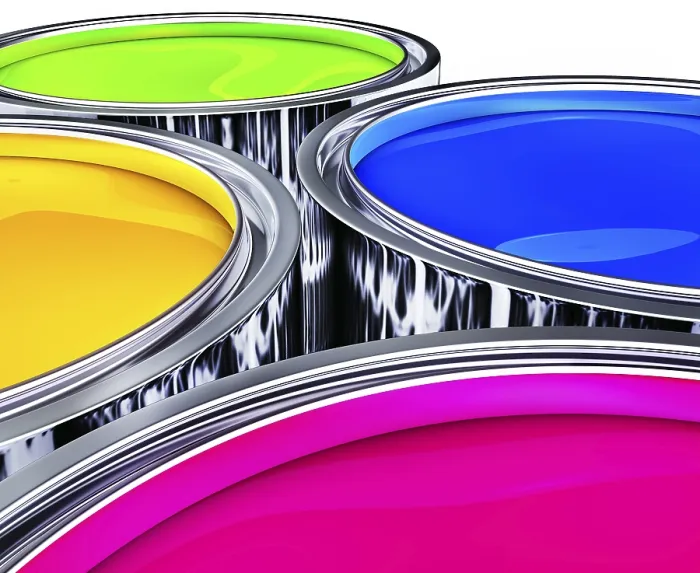 Gerahmter Druck : 3D-Rendern eines Farbkonzepts Gerahmter Druck : 3D-Rendern eines Farbkonzepts