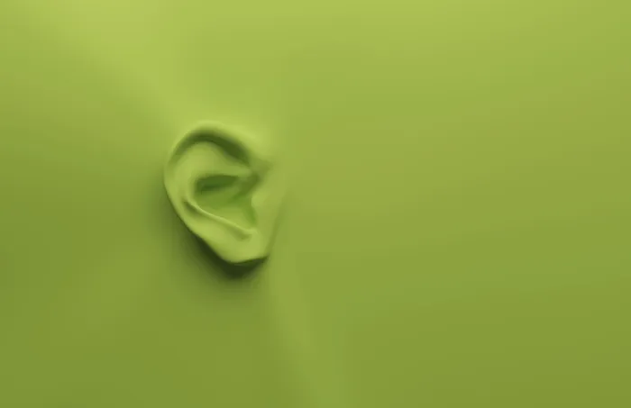 Gerahmter Druck : 3D-Rendern einer Ohren auf grünem Hintergrund mit Platz für Ihren Text oder Bild. Gerahmter Druck : 3D-Rendern einer Ohren auf grünem Hintergrund mit Platz für Ihren Text oder Bild.