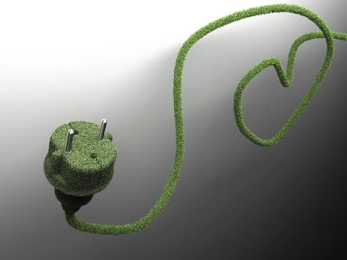 Gerahmter Druck : 3D-Rendering, grasbedeckter Stecker und Stromkabel. Gerahmter Druck : 3D-Rendering, grasbedeckter Stecker und Stromkabel.