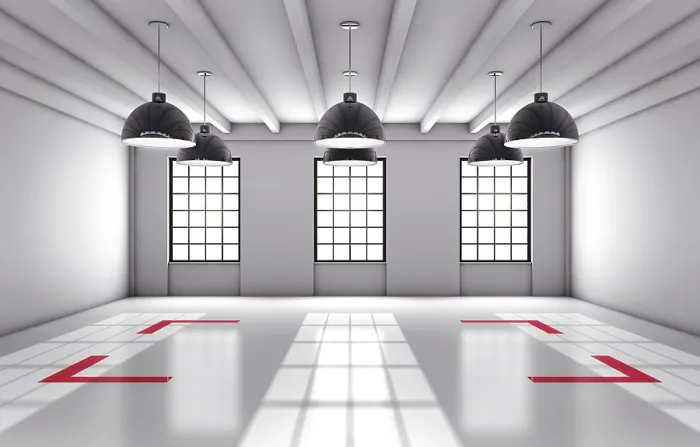 Gerahmter Druck : 3D-Rendern eines Studiohintergrunds. Gerahmter Druck : 3D-Rendern eines Studiohintergrunds.