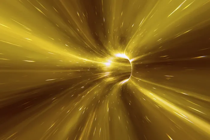 Gerahmter Druck : 3D-Rendition einer Warp-Tunnel in Raum. Gerahmter Druck : 3D-Rendition einer Warp-Tunnel in Raum.