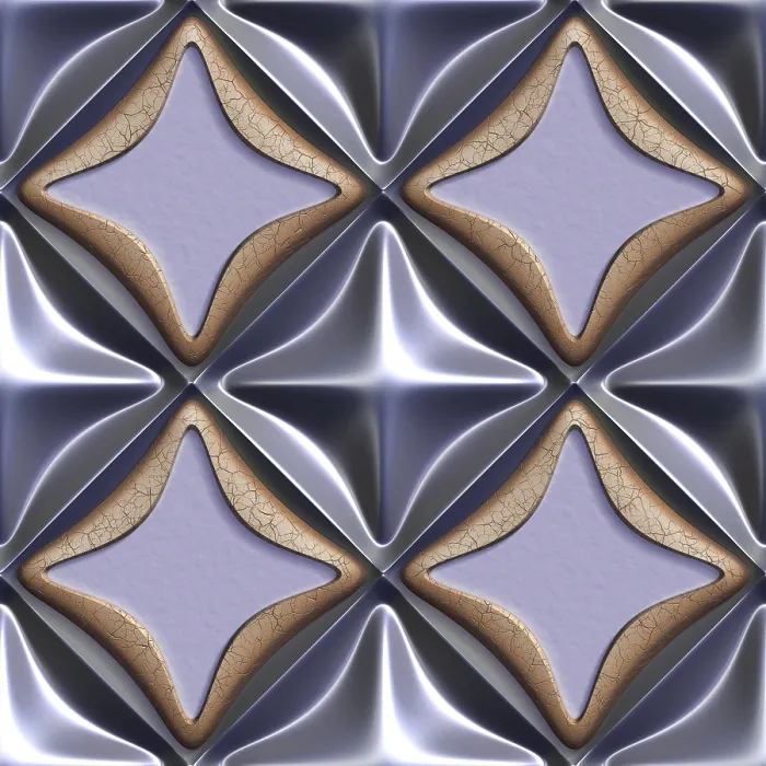 Gerahmter Druck : 3D-seamlose, wiederholbare dekorative Hintergrundmuster. Gerahmter Druck : 3D-seamlose, wiederholbare dekorative Hintergrundmuster.