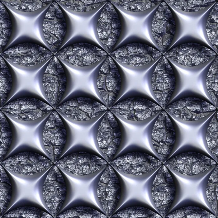 Gerahmter Druck : 3D-seamless tilebar metaldekorativer Hintergrundmuster. Gerahmter Druck : 3D-seamless tilebar metaldekorativer Hintergrundmuster.