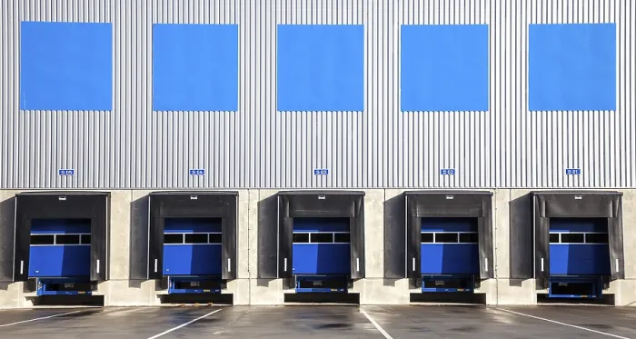 Gerahmter Druck : 5 blaue Ladebänder im Lager. Gerahmter Druck : 5 blaue Ladebänder im Lager.