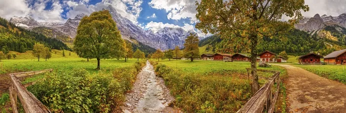 Gerahmter Druck : A, Englisch, Pano, HDR