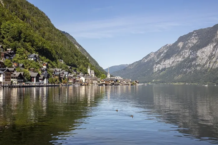 Gerahmter Druck : A, Hallstatt Gerahmter Druck : A, Hallstatt
