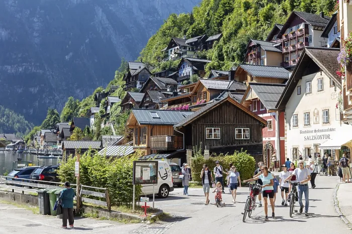 Gerahmter Druck : Ein, Hallstatt. Gerahmter Druck : Ein, Hallstatt.