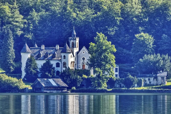 Gerahmter Druck : A, Hallstatt, hdr Gerahmter Druck : A, Hallstatt, hdr