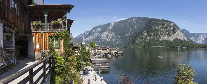 Gerahmter Druck : A, Hallstatt, Pano Gerahmter Druck : A, Hallstatt, Pano
