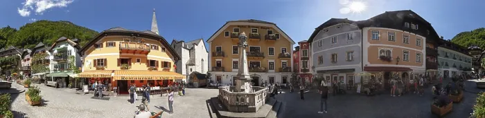 Gerahmter Druck : A, Hallstatt, Pano Gerahmter Druck : A, Hallstatt, Pano