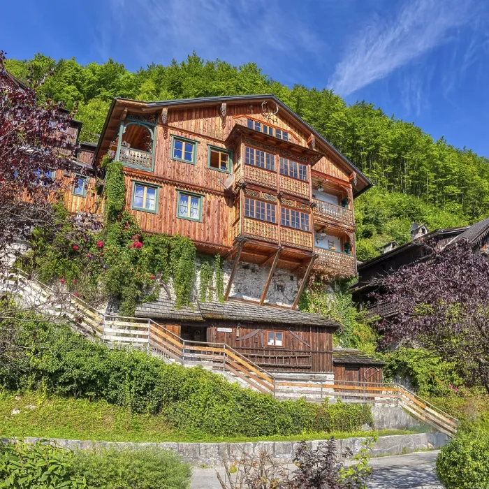 Gerahmter Druck : A, Hallstatt, Pano, HDR Gerahmter Druck : A, Hallstatt, Pano, HDR