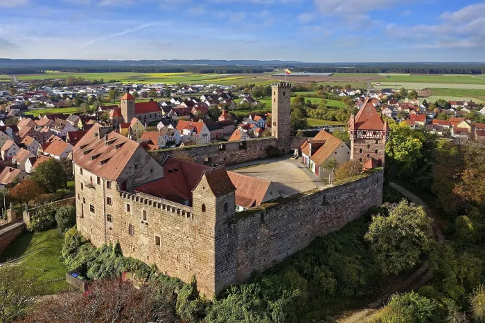 Gerahmter Druck : Schloss Abenberg, Burg Abenberg Gerahmter Druck : Schloss Abenberg, Burg Abenberg