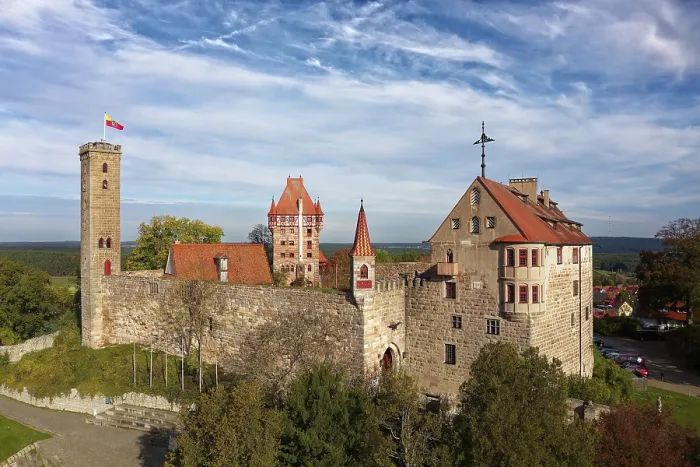 Gerahmter Druck : Schloss Abenberg, Hoher Burgberg, Abenberg Gerahmter Druck : Schloss Abenberg, Hoher Burgberg, Abenberg