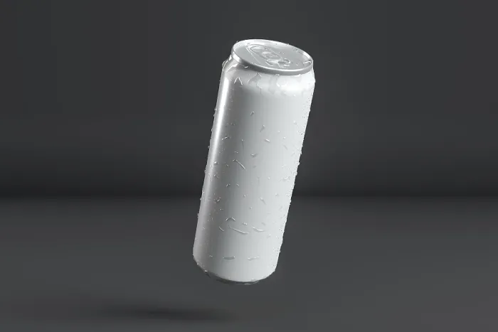 Gerahmter Druck : Abstrakte Aluminiumdosenpräsentation. Gerahmter Druck : Abstrakte Aluminiumdosenpräsentation.