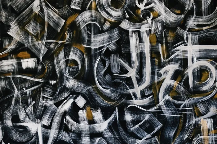 Gerahmter Druck : Abstrakter Hintergrund mit Pinselstrichen an der Wand. Gerahmter Druck : Abstrakter Hintergrund mit Pinselstrichen an der Wand.