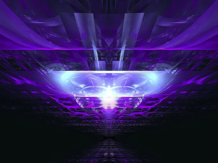 Gerahmter Druck : Abstrakte esoterische oder Science-Fiction-Hintergrund - computer-generierte 3D-Illustration. Gerahmter Druck : Abstrakte esoterische oder Science-Fiction-Hintergrund - computer-generierte 3D-Illustration.