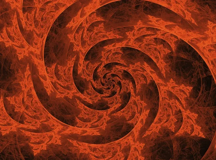 Gerahmter Druck : Abstrakter Feuerwirbel computer-generierter Bild. Gerahmter Druck : Abstrakter Feuerwirbel computer-generierter Bild.
