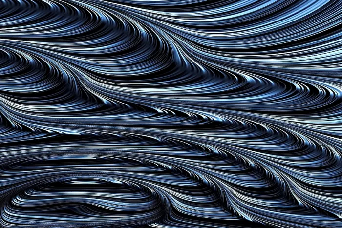 Gerahmter Druck : Abstrakte Fraktal-Textur - digital erzeugte Bild. Gerahmter Druck : Abstrakte Fraktal-Textur - digital erzeugte Bild.