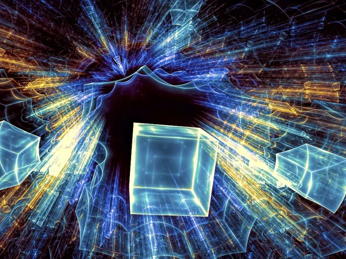 Gerahmter Druck : Abstrakter futuristischer Hintergrund - computer-generierte Bild. Gerahmter Druck : Abstrakter futuristischer Hintergrund - computer-generierte Bild.