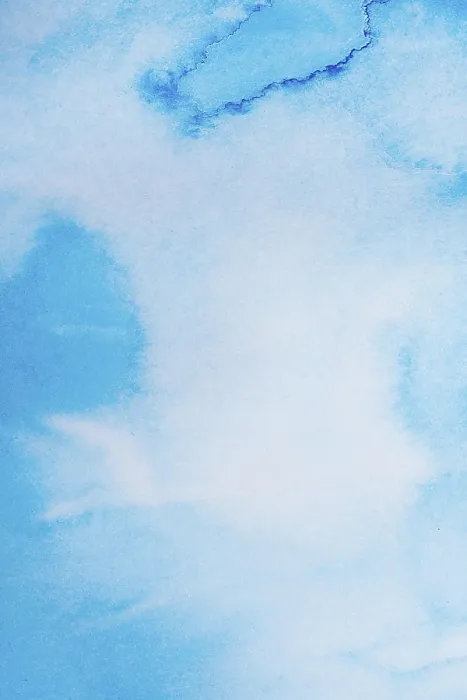 Gerahmter Druck : Abstrakter Gradient-Blau-Aquarell-Hintergrund