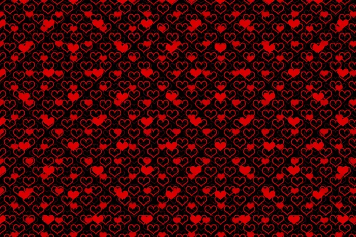 Gerahmter Druck : Abstrakte Marbling-Herz-Muster für Textilien. Gerahmter Druck : Abstrakte Marbling-Herz-Muster für Textilien.