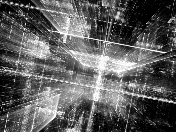 Gerahmter Druck : Abstrakter monochromer Technologie-Hintergrund. Gerahmter Druck : Abstrakter monochromer Technologie-Hintergrund.