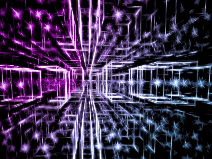 Gerahmter Druck : Abstrakter Neon-Hintergrund Gerahmter Druck : Abstrakter Neon-Hintergrund