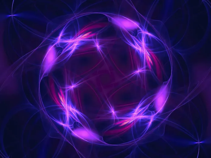 Gerahmter Druck : Abstrakter neon leuchtender Scheibe - computer-generierte Abbildung. Gerahmter Druck : Abstrakter neon leuchtender Scheibe - computer-generierte Abbildung.