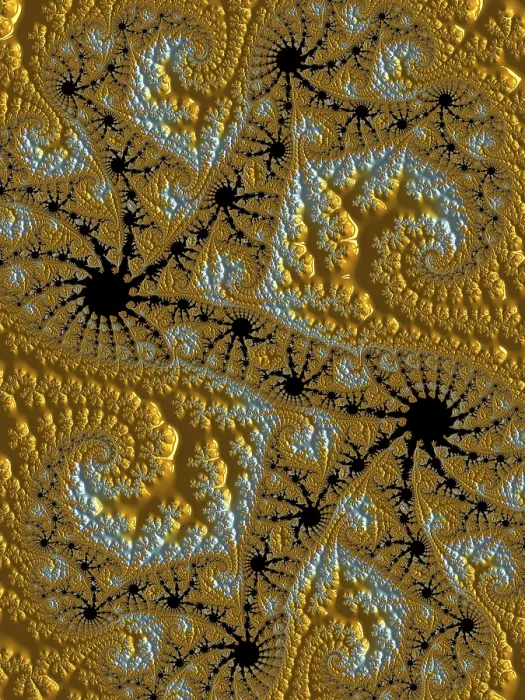 Gerahmter Druck : Abstraktes Ornament - computer-generierte Abbildung. Gerahmter Druck : Abstraktes Ornament - computer-generierte Abbildung.