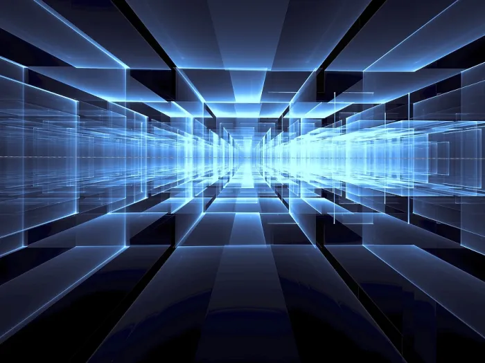 Gerahmter Druck : Abstrakte Perspektive Technologie-Hintergrund - computer-generierte Abbildung. Gerahmter Druck : Abstrakte Perspektive Technologie-Hintergrund - computer-generierte Abbildung.
